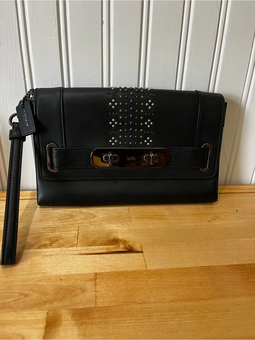 Coach Bandana Rivet Blake Clutch/Wallet